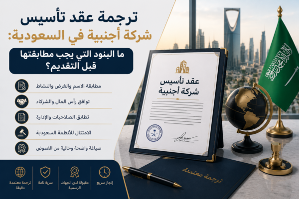 تأسيس شركة أجنبية