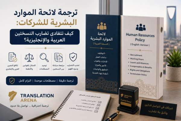 ترجمة لائحة الموارد البشرية للشركات