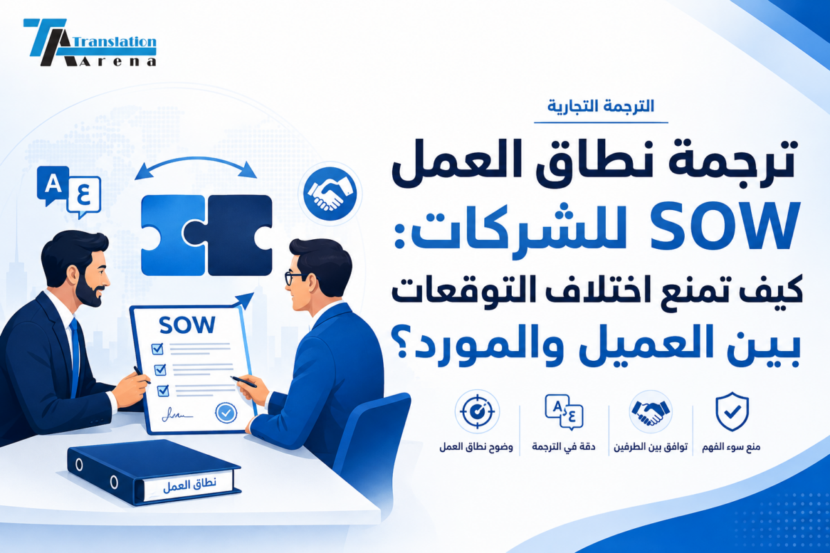 ترجمة نطاق العمل SOW