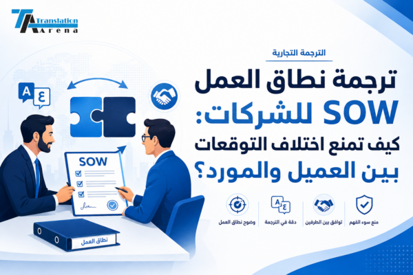 ترجمة نطاق العمل SOW