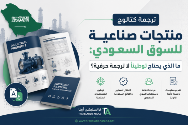 ترجمة كتالوج منتجات صناعية