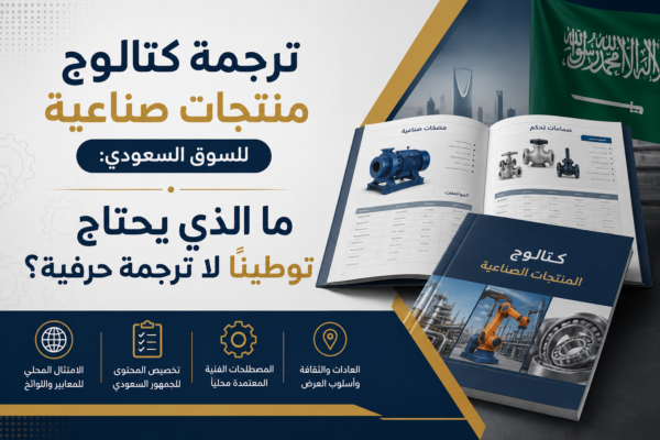 ترجمة كتالوج منتجات صناعية