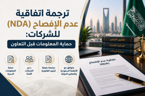 ترجمة اتفاقية NDA