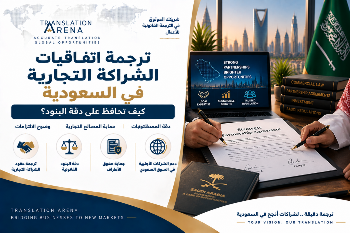 ترجمة اتفاقية شراكة تجارية
