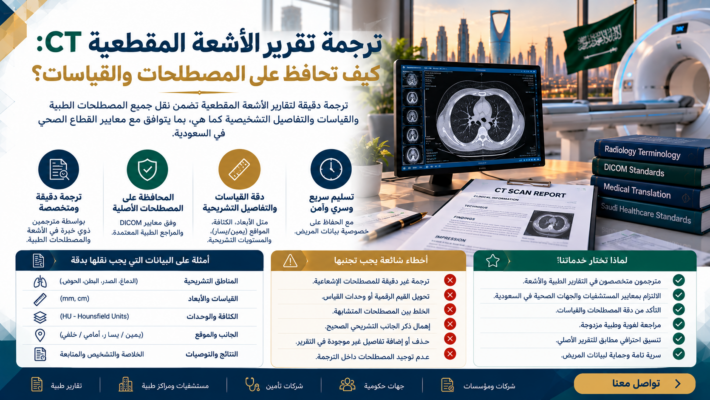 ترجمة تقرير الأشعة المقطعية