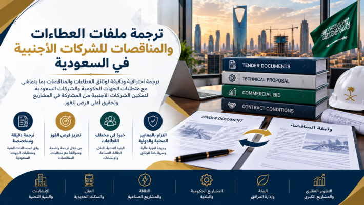 ترجمة ملفات مناقصات